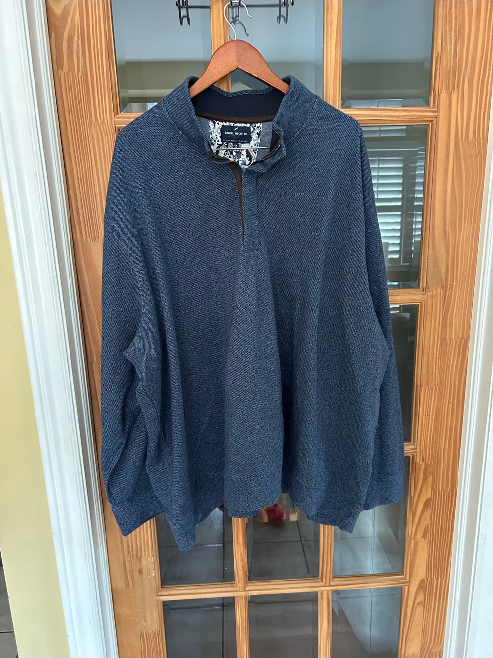 Daniel Hechter Men's Quarter-Zip Sweater Pullover